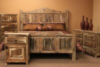 Wooden Bedroom Furniture for Rustic Interiors